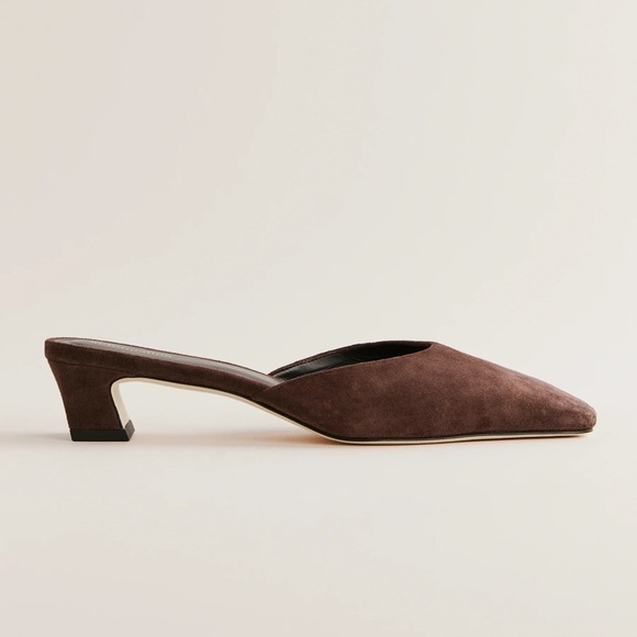 Reformation Heather Block Heeled Mule - Picture 2 of 6